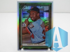 2021 Topps Gallery #159 Kirby Puckett Rainbow Green Foil /125 Minnesota Twins